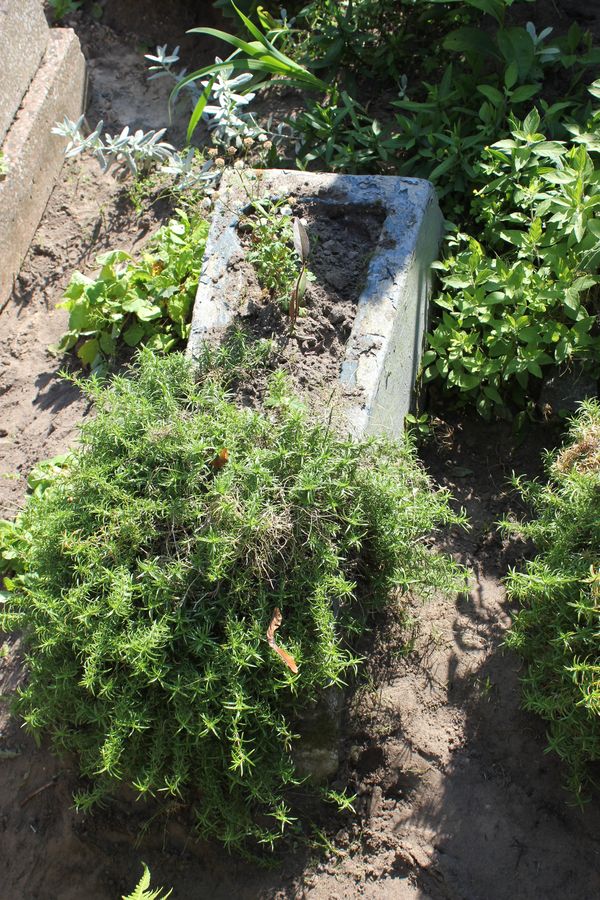 Tombstone of Stanisław Łowmecki, Na Rossie cemetery in Vilnius, as of 2013