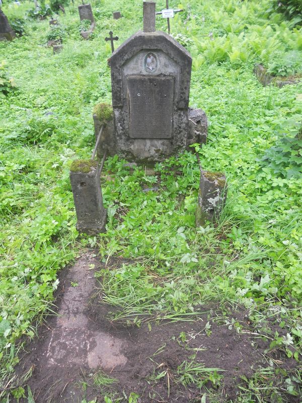 Tombstone of Stanislaw Ciunowicz, Rossa cemetery, Vilnius, 2013