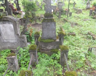 Nagrobek Ireny Dudzińskiej, cmentarz na Rossie w Wilnie, stan z 2013