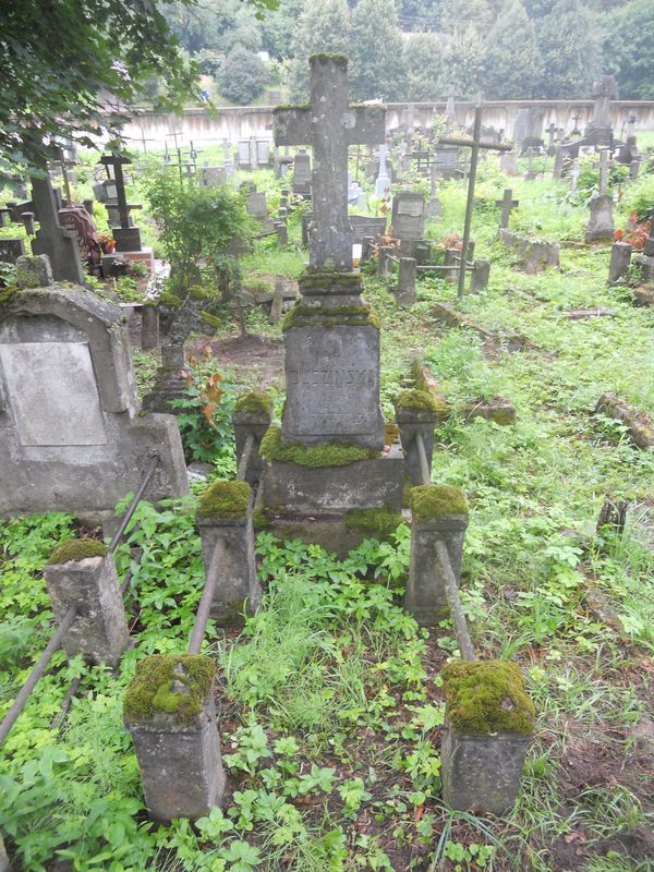 Nagrobek Ireny Dudzińskiej, cmentarz na Rossie w Wilnie, stan z 2013