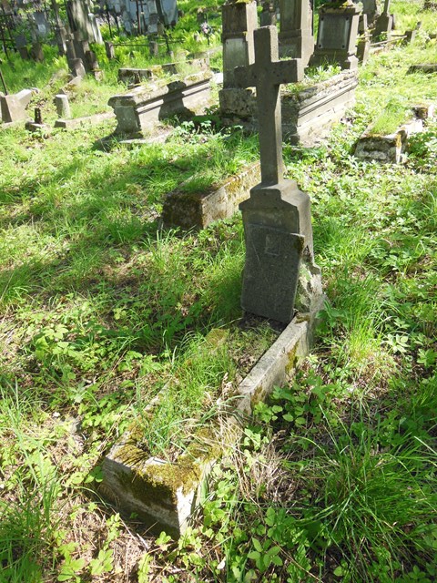Tombstone of Wanda Madry, Na Rossie cemetery in Vilnius, as of 2013