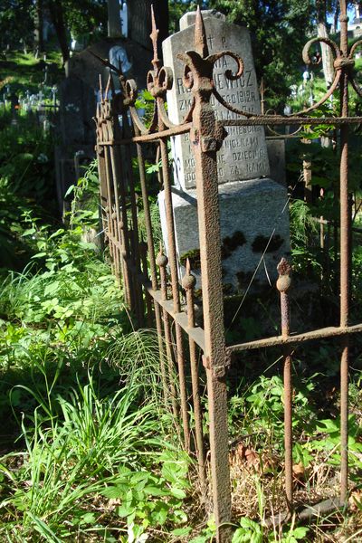 Tombstone of Jani Rósakiewcz, Na Rossie cemetery in Vilnius, as of 2013