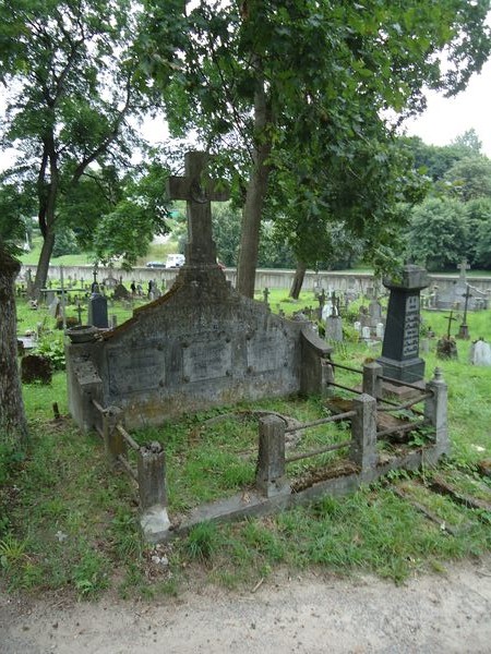 Grobowiec rodziny Kimbar, cmentarz Na Rossie w Wilnie, stan z 2013