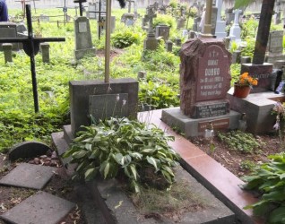 Nagrobek Kazimiery Dubro, cmentarz Na Rossie w Wilnie, stan z 2013