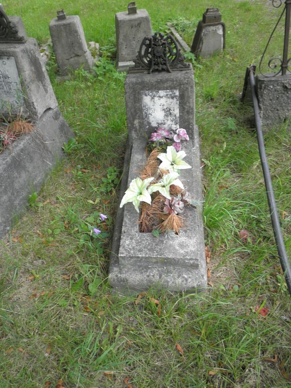 Nagrobek Józefa Bisikirskiego, cmentarz Na Rossie w Wilnie, stan z 2013 r.