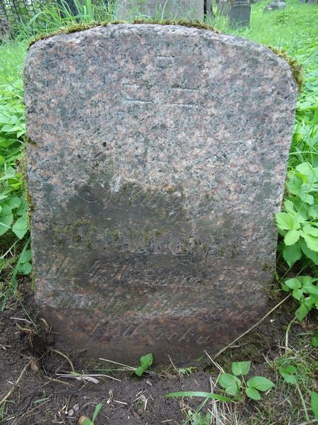 Tombstone of Feliks Rutkowski, Na Rossie cemetery in Vilnius, as of 2013