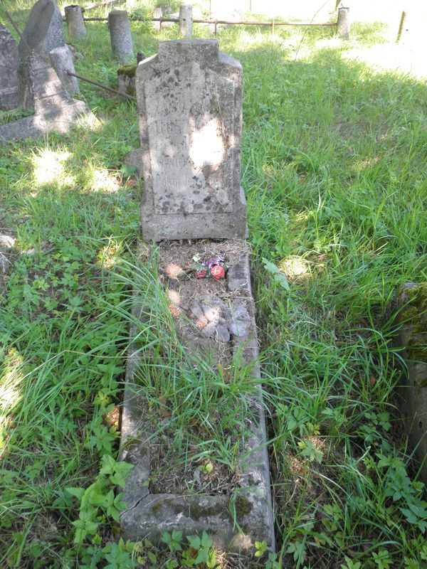 Tombstone of Michał Gosztowt, Na Rossie cemetery in Vilnius, as of 2013.
