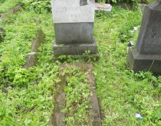 Nagrobek Józefy Kafarskiej, cmentarz na Rossie w Wilnie, stan z 2013