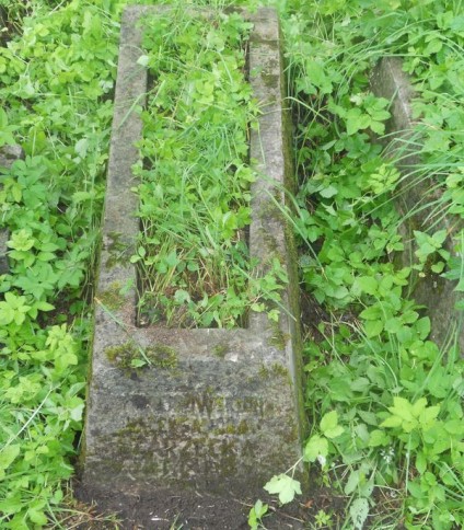 Nagrobek Aleksandry Zarzeckiej, cmentarz na Rossie w Wilnie, stan z 2013