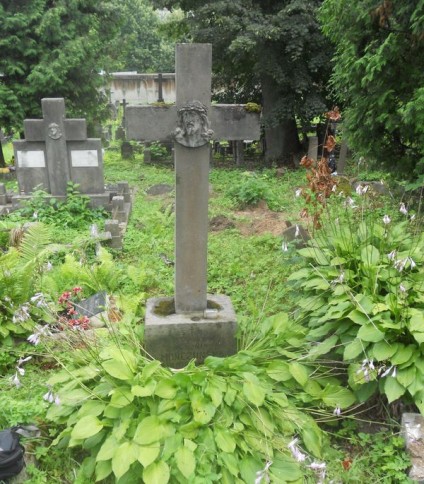 Nagrobek Melanii Mończuńskiej, cmentarz na Rossie w Wilnie, stan z 2013