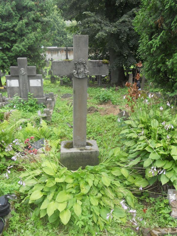 Tombstone of Melania Mończunska, Rossa cemetery in Vilnius, 2013