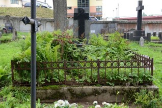 Grobowiec Tomasza Żukowskiego, cmentarz Na Rossie w Wilnie, stan z 2013