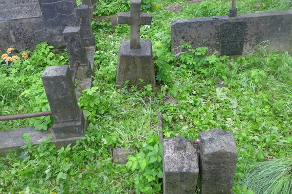 Tombstone of Jan Matejunash, Na Rossie cemetery in Vilnius, as of 2013.