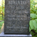 Fotografia przedstawiająca Tombstone of Pavel Rowinski