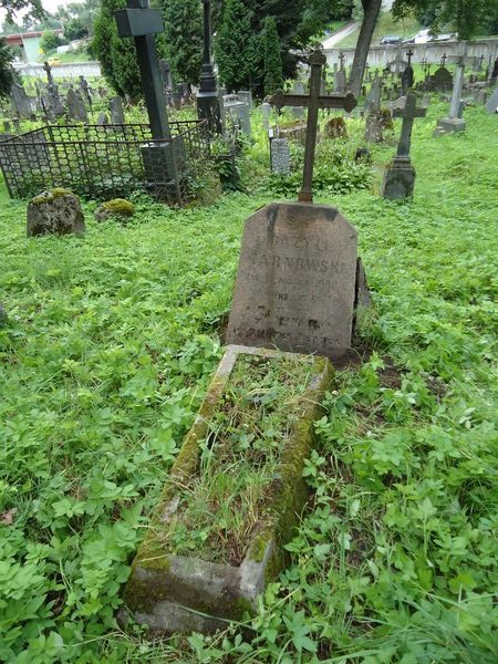 Tombstone of Basil Tarnovski, Na Rossie cemetery in Vilnius, as of 2013