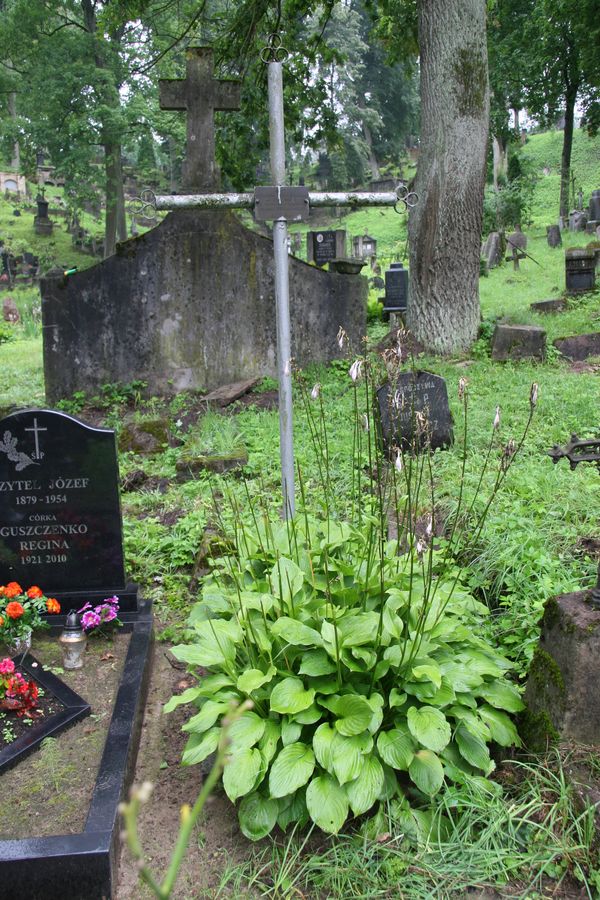 Надгробок Мирослава Гарасимовича, цвинтар На Россіє у Вільнюсі, стан 2013 р.