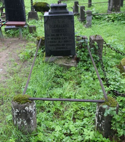 Nagrobek Michaliny Osińskiej, cmentarz Na Rossie w Wilnie, stan z 2013