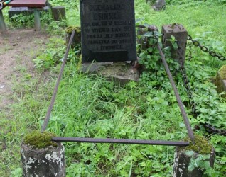 Nagrobek Michaliny Osińskiej, cmentarz Na Rossie w Wilnie, stan z 2013