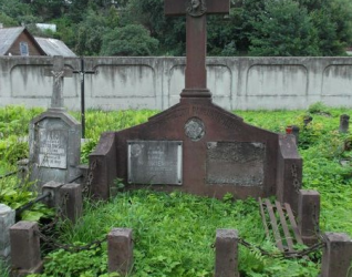 Grobowiec rodziny Pawlukiewicz (w tym Anny), cmentarz na Rossie w Wilnie, stan na 2013 r.