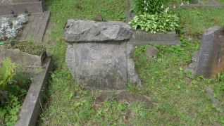 Nagrobek Elżbiety Dziatkowskiej, cmentarz Na Rossie w Wilnie, stan z 2013 r.