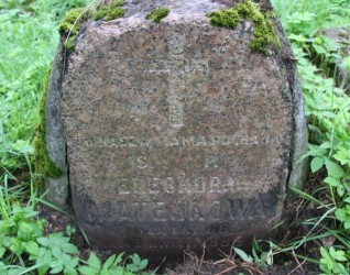 Nagrobek Eleonory Matejko, cmentarz Na Rossie w Wilnie, stan z 2013
