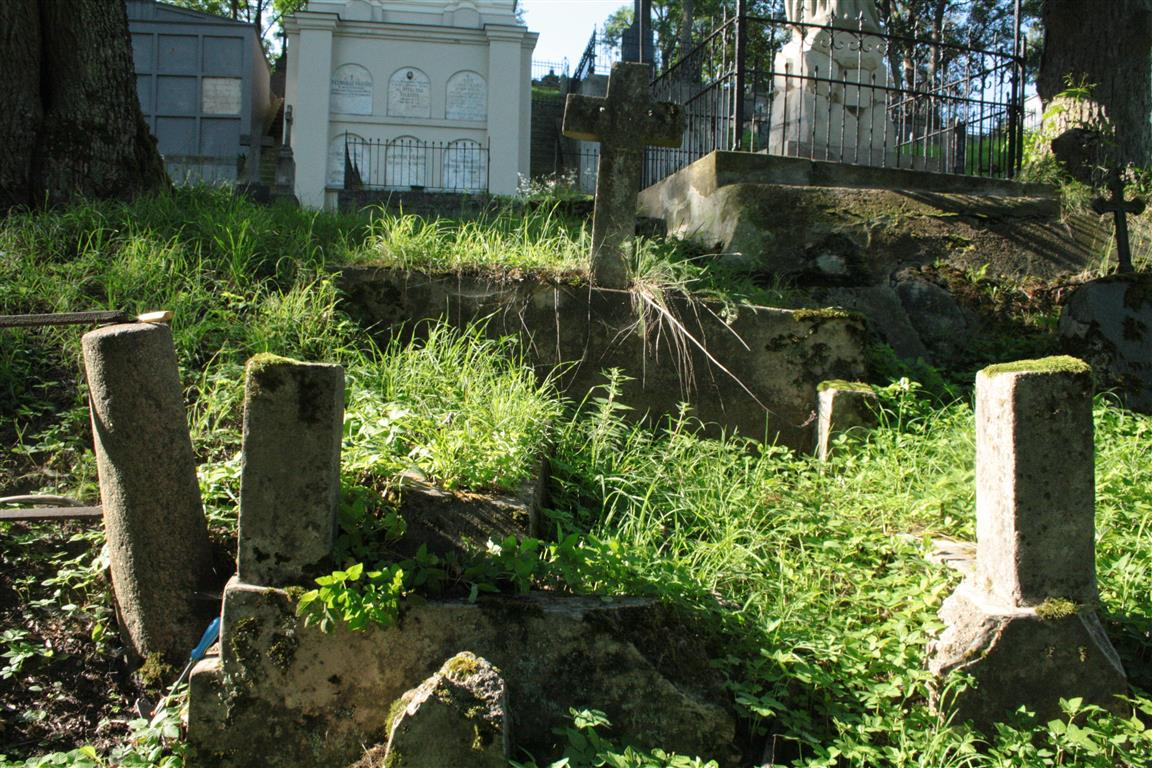 Tombstone of Jan Krasicki, Ross Cemetery in Vilnius, as of 2013