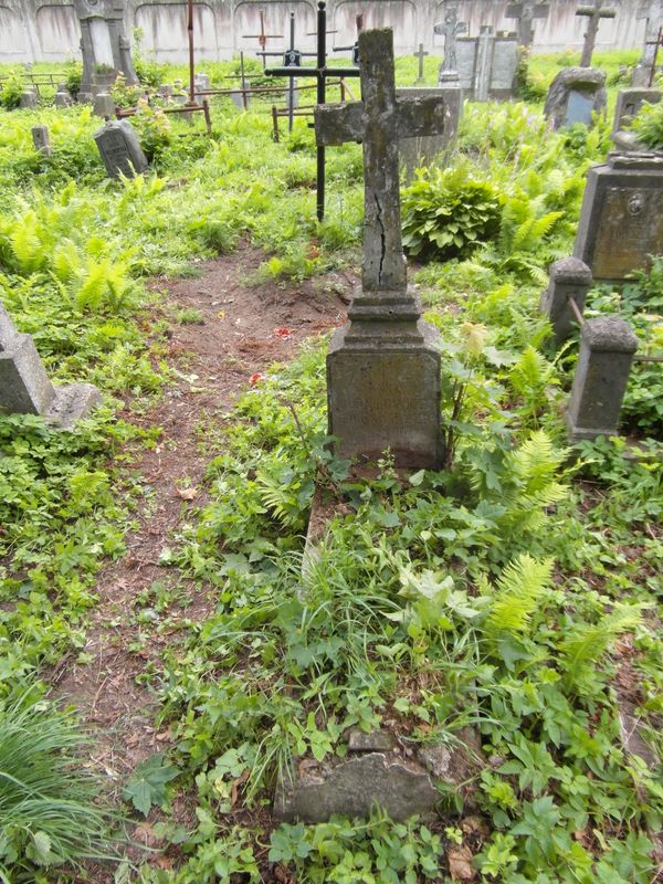 Tombstone of Anna Kurnilowicz, Na Rossie cemetery, Vilnius, 2013