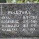 Fotografia przedstawiająca Tombstone of the Wolkowicz family