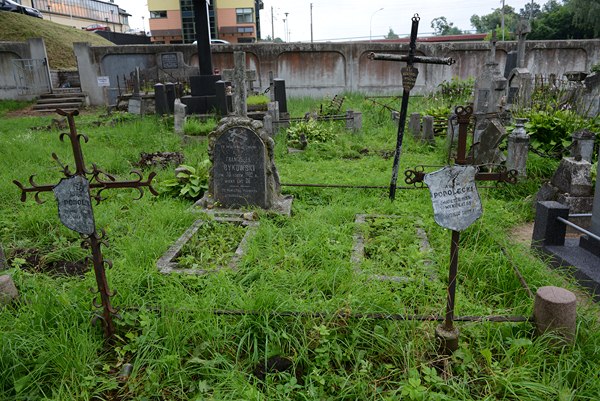 Tombstone of Franciszek Bykowski, Na Rossie cemetery in Vilnius, as of 2013