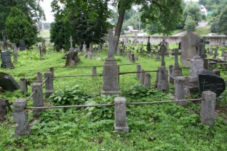 Nagrobek Władysława i Zofii Budkiewicz oraz Erazma i Teresy Pietków, cmentarz Na Rossie w Wilnie, stan z 2013