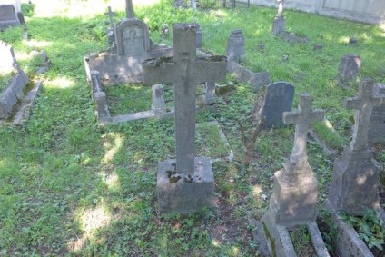 Nagrobek Jadwigi Łowmiańskiej i rodziny Lutyków, cmentarz Na Rossie w Wilnie, stan z 2013 r.