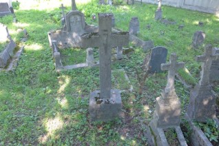 Nagrobek Jadwigi Łowmiańskiej i rodziny Lutyków, cmentarz Na Rossie w Wilnie, stan z 2013 r.