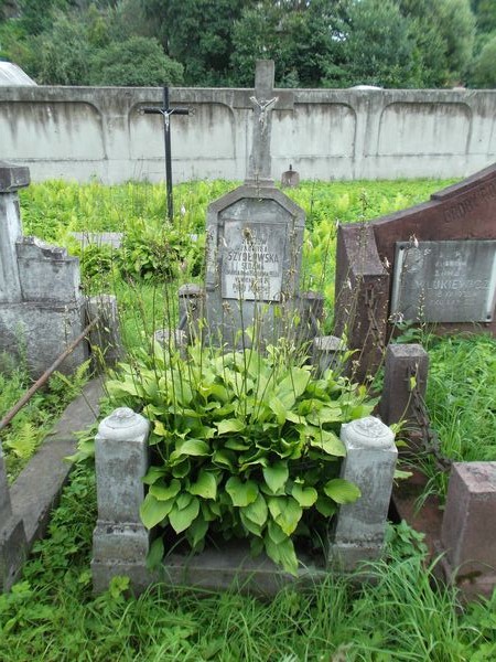 Tombstone of Jadwiga Szydłowska, Ross cemetery in Vilnius, as of 2013.