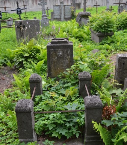 Nagrobek Józefa Kowszela, cmentarz na Rossie w Wilnie, stan z 2013