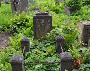 Nagrobek Józefa Kowszela, cmentarz na Rossie w Wilnie, stan z 2013