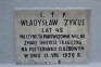 Fotografia przedstawiająca Tombstone of Wladyslaw Zykus