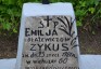 Fotografia przedstawiająca Gravestone of Emilia Zykus