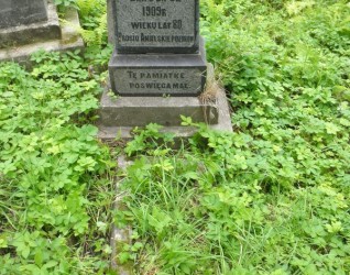 Nagrobek Adwosii Parafianowicz, cmentarz Na Rossie w Wilnie, stan z 2013