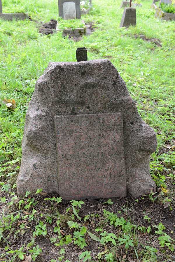 Tombstone of Aleksander Wolski, Na Rossie cemetery in Vilnius, as of 2013