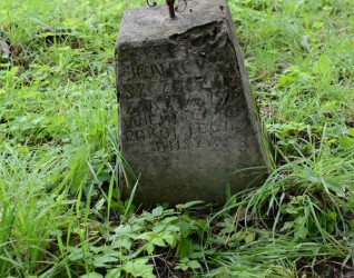 Nagrobek Ignacego Szczuczk[.], cmentarz Na Rossie w Wilnie, stan z 2013