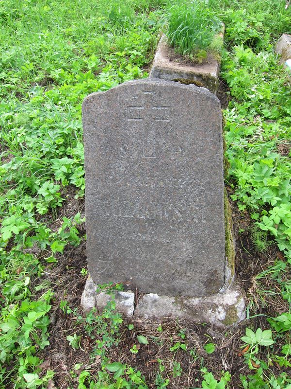 Nagrobek Kazimierza Kozłowskiego, cmentarz na Rossie w Wilnie, stan z 2013