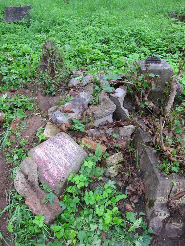 Tombstone of Mikalai Rynkevich, Ross cemetery in Vilnius, state of 2013