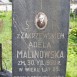 Photo montrant Tombstone of Adela Malinowska