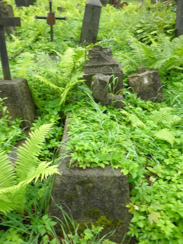 Tombstone of Sylvester Legus, Na Rossie cemetery in Vilnius, as of 2013