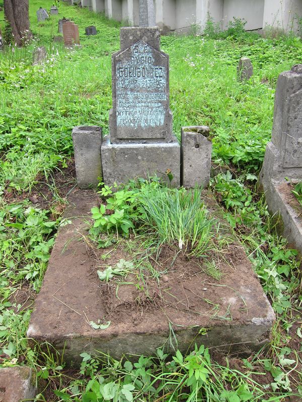 Nagrobek Ryszarda Gołubowicza, cmentarz na Rossie w Wilnie, stan z 2013