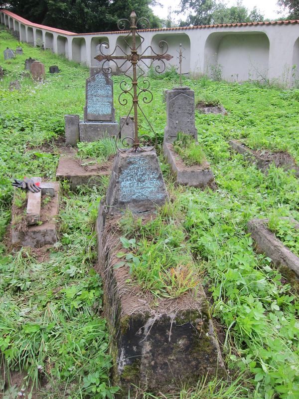 Tombstone of Jakub Zahorski, Rossa cemetery in Vilnius, as of 2013