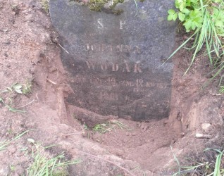 Nagrobek Joanny Wodak, cmentarz Na Rossie w Wilnie, stan z 2013