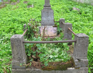 Nagrobek Ewy i Juliana Małachowskich, cmentarz na Rossie w Wilnie, stan z 2013