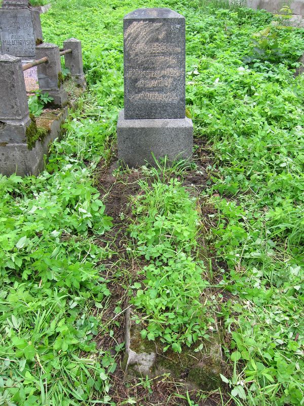 Tombstone of Władysław Borysowicz, Ross Cemetery in Vilnius, state 2013