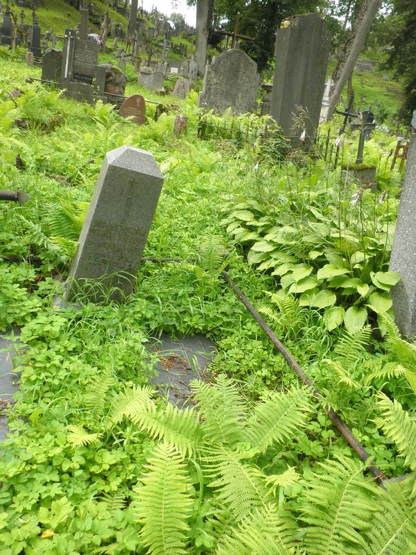 Tombstone of Matylda Piasecka and Pelagia Sopocko, Na Rossa cemetery in Vilnius, as of 2013